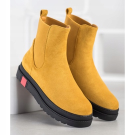 Seastar Botas en la plataforma multicolor amarillo 1