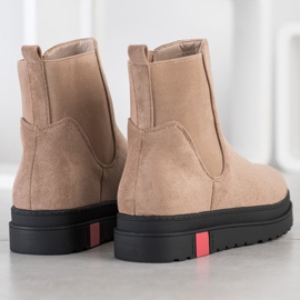 Seastar Botas en la plataforma beige 3