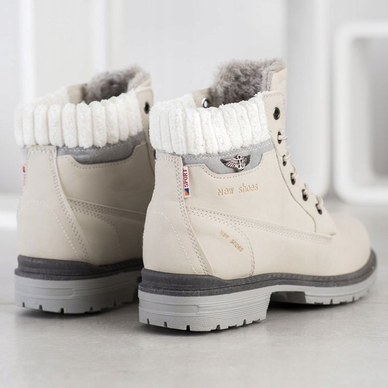 SHELOVET Zapatos nuevos, botas de montaña beige 1