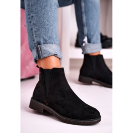 Botas clásicas para mujer Jodhpur Suede Black Heather negro 2 Botas clásicas para mujer Jodhpur Suede Black Heather negro 2