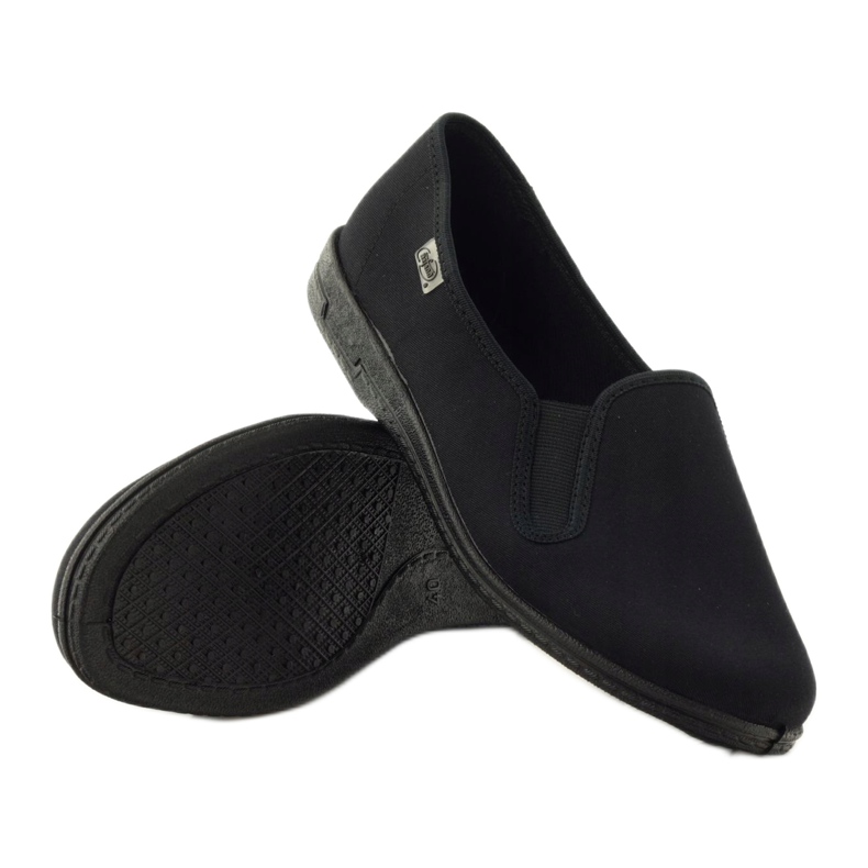 Pantuflas sin cordones Befado 001M060 negro 3