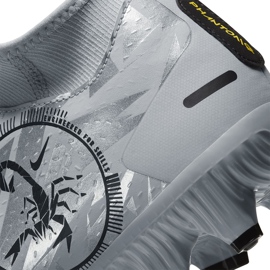 Zapatos de fútbol Nike Phantom Gt Scorpion Academy Dynamic Fit FG / MG DA2266 001 gris-plata plata 7