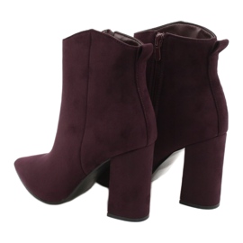 Evento Botines de ante morado violeta 6