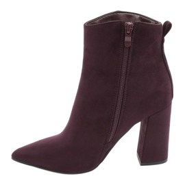 Evento Botines de ante morado violeta 4