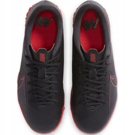 Calzado de fútbol Nike Mercurial Vapor 13 Academy Tf Junior AT8145 060 negro, rojo negro 1