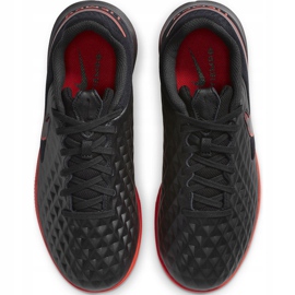 Calzado de fútbol Nike Tiempo Legend 8 Academy Ic Junior AT5735 060 negro, rojo negro 1