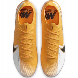 Calzado de fútbol Nike Mercurial Vapor 13 Elite Fg AQ4176 801 amarillo, negro, blanco amarillo 2