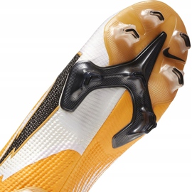Calzado de fútbol Nike Mercurial Vapor 13 Elite Fg AQ4176 801 amarillo, negro, blanco amarillo 8