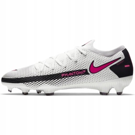 Calzado de fútbol Nike Phantom Gt Pro Fg CK8451 160 blanco, negro, rosa blanco 2