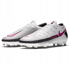 Calzado de fútbol Nike Phantom Gt Pro Fg CK8451 160 blanco, negro, rosa blanco 4