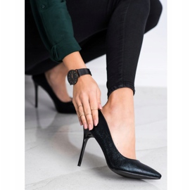 Goodin Tacones de moda negro 4