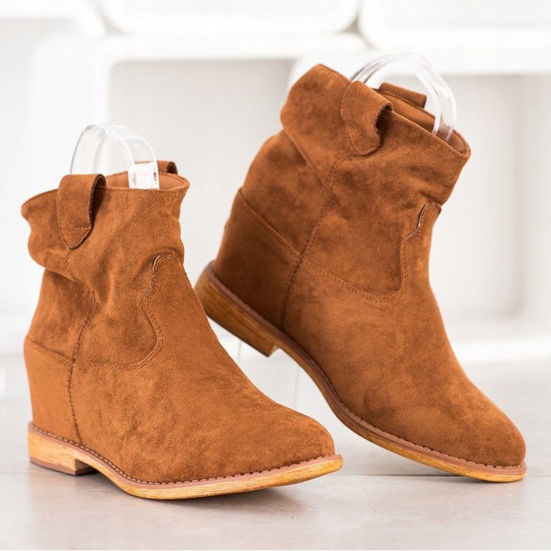 Botas vaqueras de Sergio Leone marrón amarillo 2