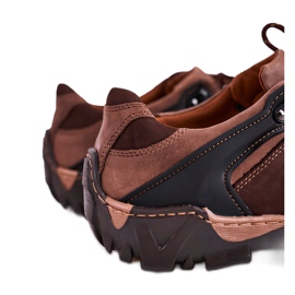 Bednarek Polish Shoes Zapatos de trekking de cuero marrón para hombre Bednarek 3