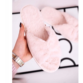 Pantuflas Mujer Piel Lazo Beige 1
