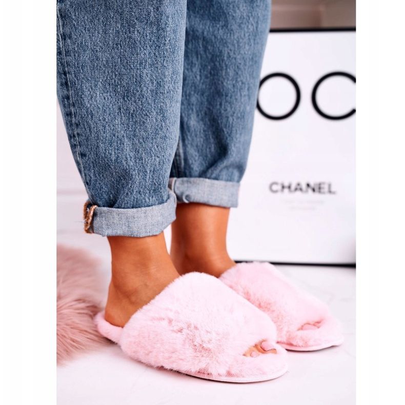 Pantuflas Mujer Piel Rosa Dulce 1