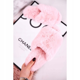 Pantuflas Mujer Piel Rosa Dulce rosado 4