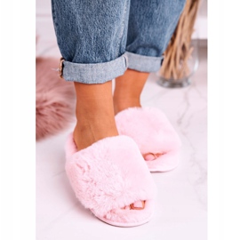 Pantuflas Mujer Piel Rosa Dulce rosado 2