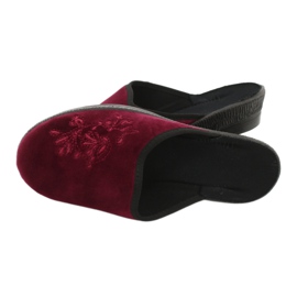 Pantuflas befado velour 219D427 pantuflas burdeos negro rojo multicolor 4 Pantuflas befado velour 219D427 pantuflas burdeos negro rojo multicolor 4