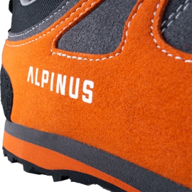 Zapatos de trekking Alpinus The Ridge Low Pro antracita-naranja GR43298 negro gris 5
