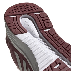 Zapatillas de mujer adidas Galaxy 5 burgundy FW6124 blanco rojo 4