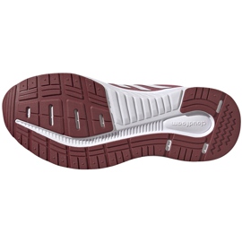 Zapatillas de mujer adidas Galaxy 5 burgundy FW6124 blanco rojo 5