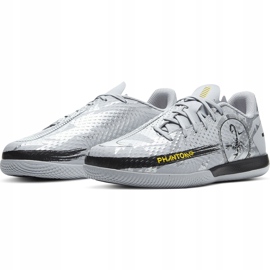 Zapatillas de fútbol Nike Phantom Gt Scorpion Academy Ic Junior DA2281 001 plata plata 3
