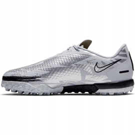 Zapatillas de fútbol Nike Phantom Gt Scorpion Academy Tf Junior DA2282 001 plata plata 2