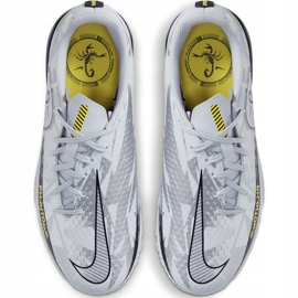 Zapatillas de fútbol Nike Phantom Gt Scorpion Academy Tf Junior DA2282 001 plata plata 1