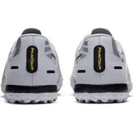 Zapatillas de fútbol Nike Phantom Gt Scorpion Academy Tf Junior DA2282 001 plata plata 4