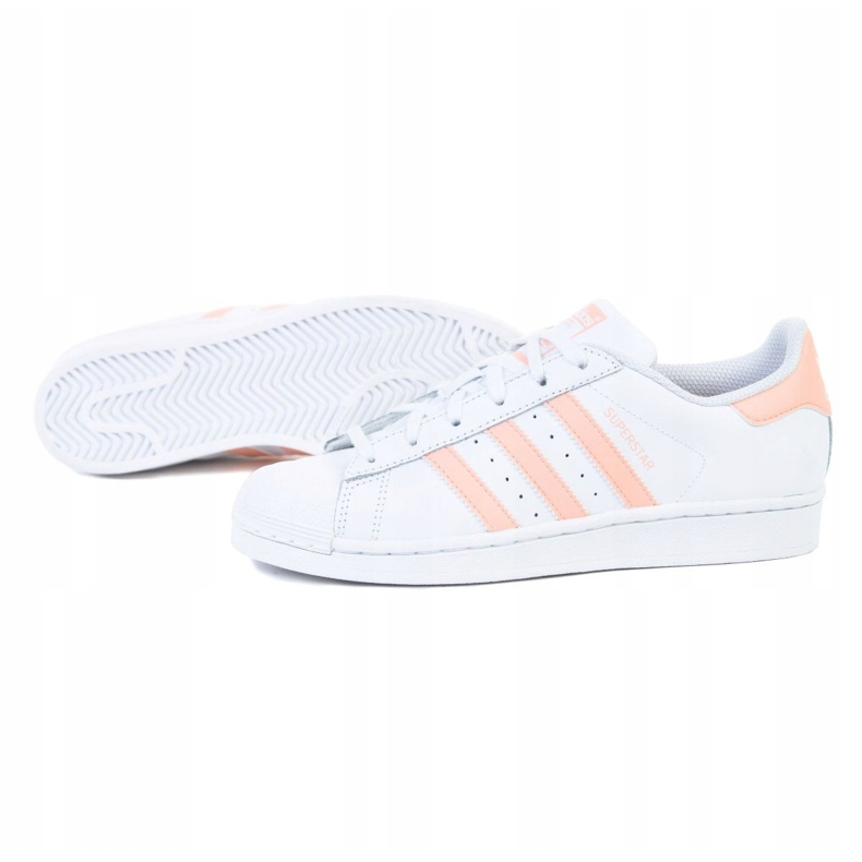 Zapatillas Adidas Superstar Jr EE7820 blanco verde 1
