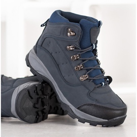 SHELOVET Zapatos de trekking azul marino 1