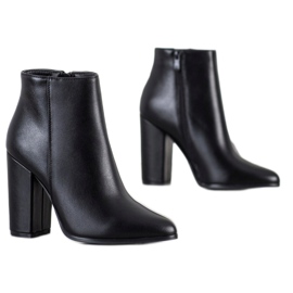Camo Botas clásicas de cuero ecológico negro 2