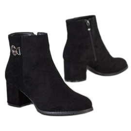 J. Star Botas de Tacón Alto negro 1
