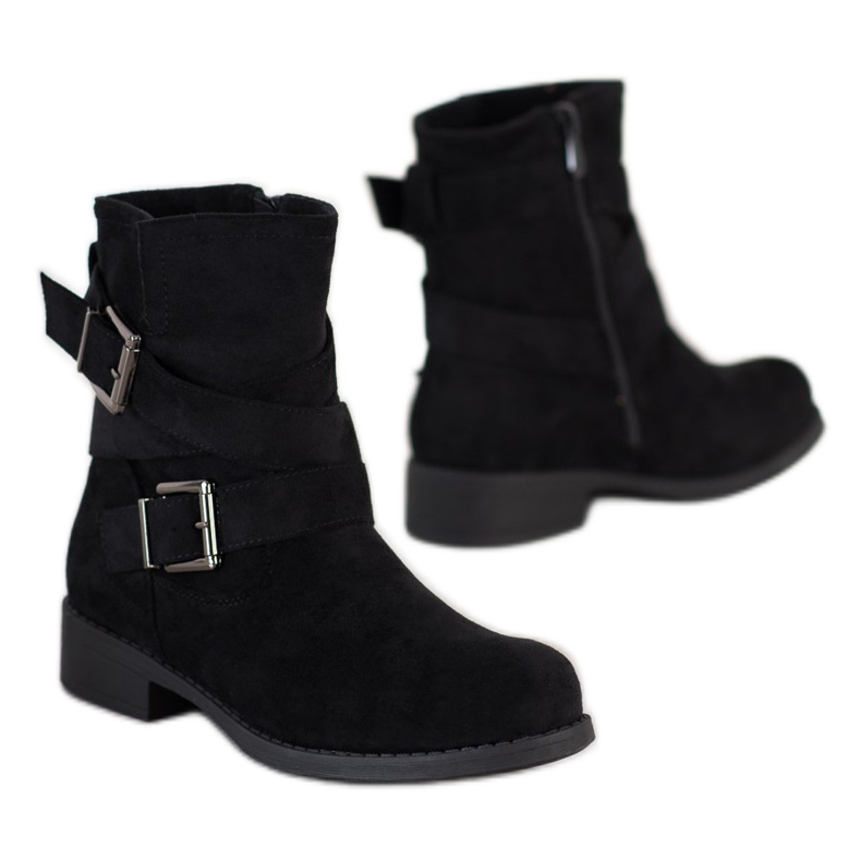 SDS Trabajadores de gamuza negro 1