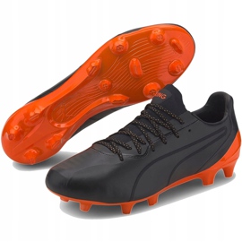 Zapatillas de fútbol Puma Platinum King Fg Ag negras 105606 04 negro negro 2