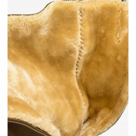 Botas calientes en un alfiler de Ertris caqui verde 3