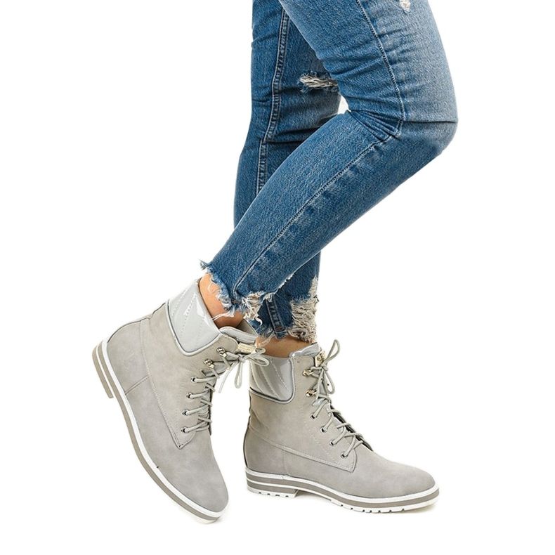 Botas grises con aislamiento de Arlinda 1 Botas grises con aislamiento de Arlinda 1