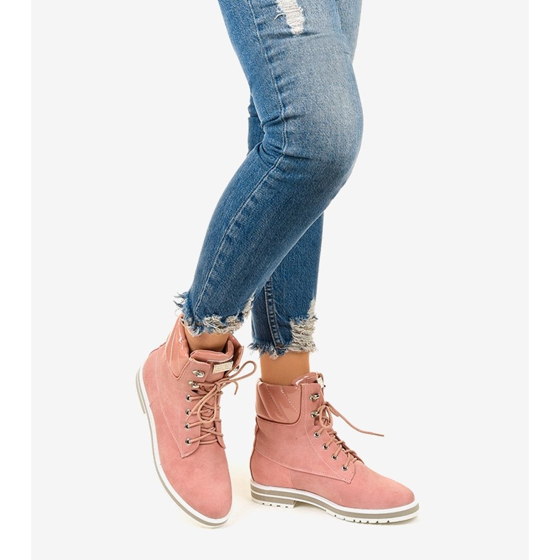 Botas rosas con aislamiento de Arlinda rosado 1