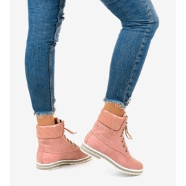 Botas rosas con aislamiento de Arlinda rosado 3