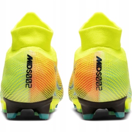 Zapatillas de fútbol Nike Mercurial Superfly 7 Pro Mds Fg BQ5483 703 blanco, negro, rosa amarillo 4