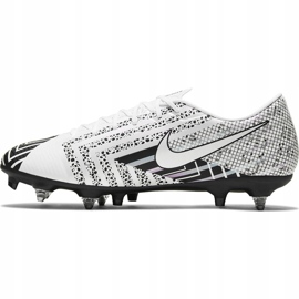 Calzado de fútbol Nike Mercurial Vapor 13 Academy Mds SG-PRO Ac CJ9986 110 blanco blanco 3