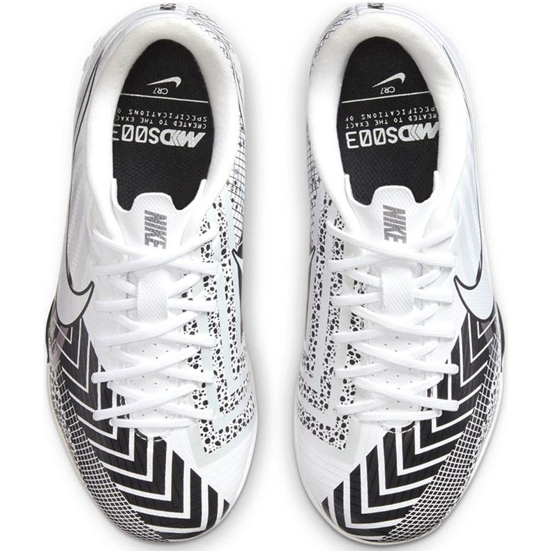 Calzado de fútbol Nike Mercurial Vapor 13 Academy Mds Tf Junior CJ1178 110 blanco blanco 1