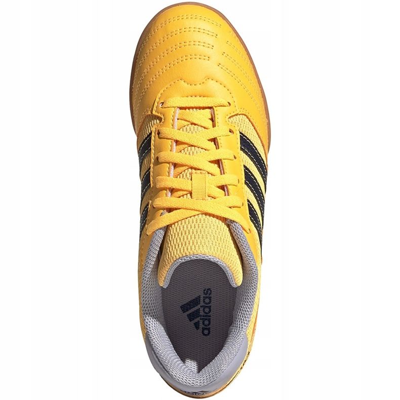 Zapatillas de fútbol Adidas Super Sala In Junior amarillas FX6759 amarillo amarillo 1