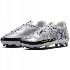 Zapatillas de fútbol Nike Phantom Gt Academy Scorpion FG / MG Junior DB7631 001 blanco 3