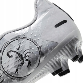 Zapatillas de fútbol Nike Phantom Gt Academy Scorpion FG / MG Junior DB7631 001 blanco 6