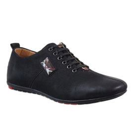 Zapatos de hombre negros WF932-1 4