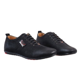 Zapatos de hombre negros WF932-1 1