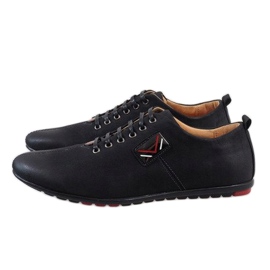 Zapatos de hombre negros WF932-1 2