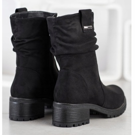 SHELOVET Botas altas de trabajador negro 2