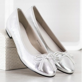Goodin Bailarina elegante con un lazo plata 3
